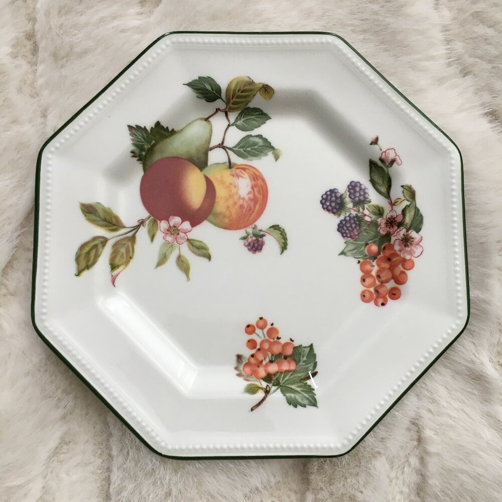 Johnson Bros Fresh Fruit Octagon Bread Butter Plate England 1990 #6